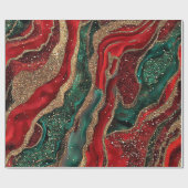 Geode Kerst Inpakpapier (Vlak)