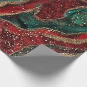 Geode Kerst Inpakpapier (Hoek)