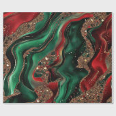 Geode Kerst Inpakpapier (Vlak)