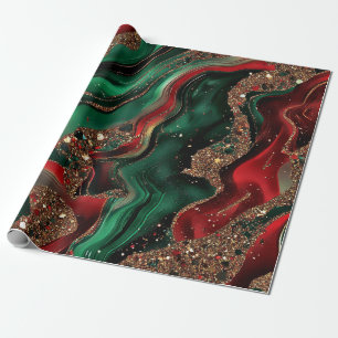Geode Kerst Inpakpapier