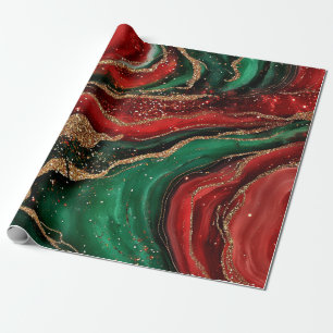 Geode Kerst Inpakpapier