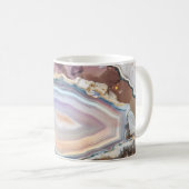 Geode Kristal | Kristal Foto Kleur Morph Mok (Voorkant rechts)