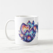 Geode kristalcluster koffiemok (Links)