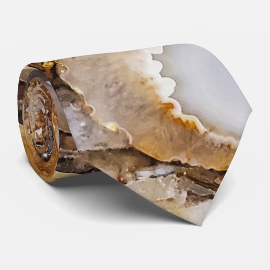 Geode Rock Design Stropdas (Opgerold)