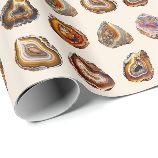 Geode Rocks Pattern Cadeaupapier (Rol Hoek)