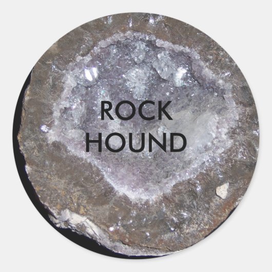 geode ronde sticker (Voorkant)