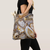 Geode rotspatroon tote bag (Dichtbij)