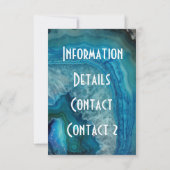 geode-uitnodiging kaart (Achterkant)