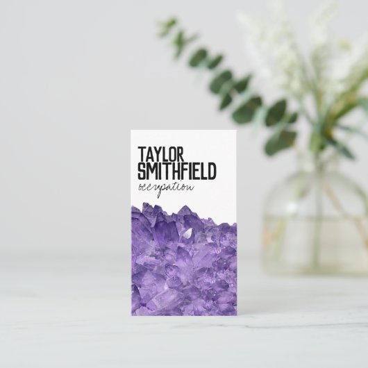 geode-visitekaartje visitekaartje (Staand voorkant)