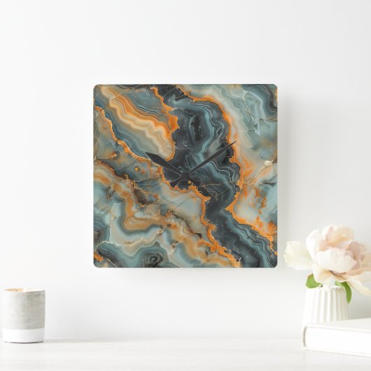 Geode Wandklok (Huis)