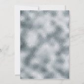 Geode waterverf goud zilver witte agaat chic kaart (Achterkant)