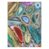 Geodenkristalpatroon - Meerkleuren Tafelkleed (Voorkant)