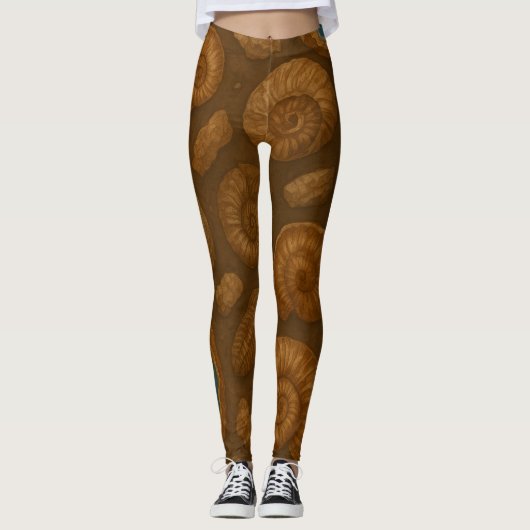 Geodesic and Fossils Leggings (Voorkant)