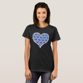 Geodesic Heart Women's T-Shirt (Voorkant volledig)