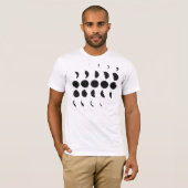 Geodesic Moon-fasen T-shirt (Voorkant volledig)