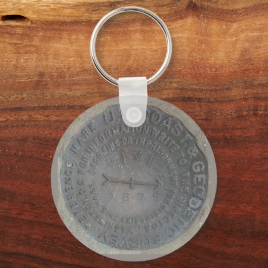 geodetisch-enquête-marker sleutelhanger (Voorkant)