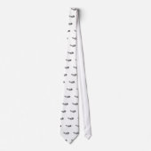 Geoduck Clam (afbeelding zwart-wit) Stropdas (Voorkant)