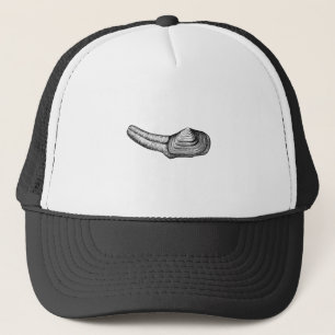 Geoduck Clam (afbeelding zwart-wit) Trucker Pet