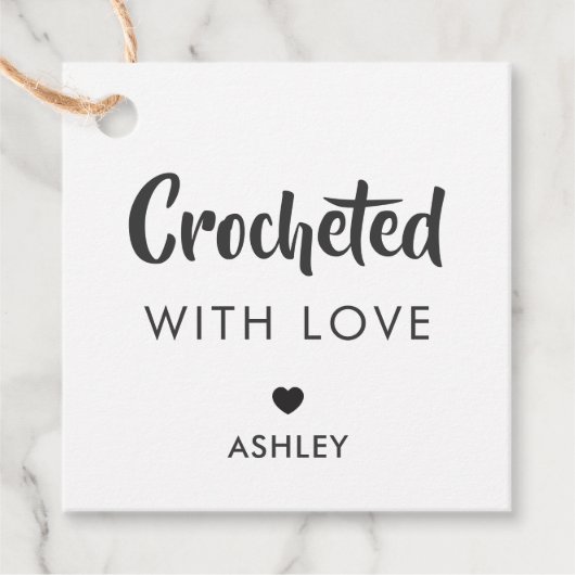 Geoefend met liefde, handgemaakt cadeautje Label, Bedankjes Labels (Voorkant)