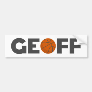 Geoff Basketball Bumpersticker
