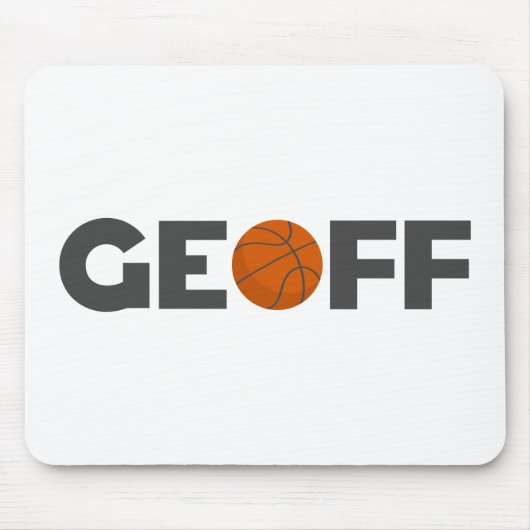 Geoff Basketball Muismat (Voorkant)