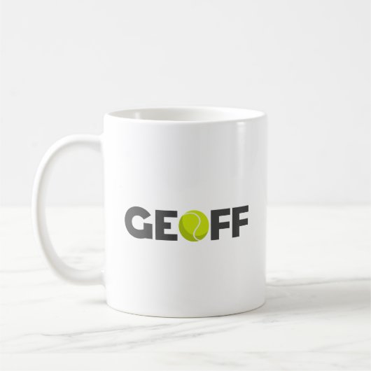 Geoff Tennis Koffiemok (Links)