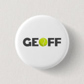 Geoff Tennis Ronde Button 3,2 Cm (Voorkant)