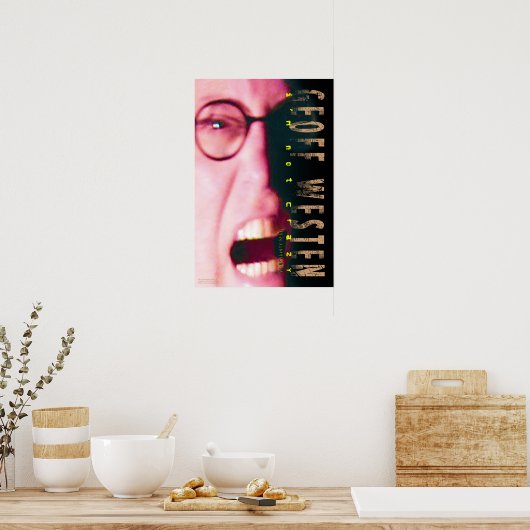 Geoff Westen's Screaming Head Poster (Keuken)