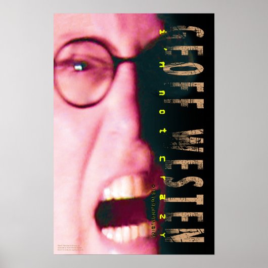 Geoff Westen's Screaming Head Poster (Voorkant)