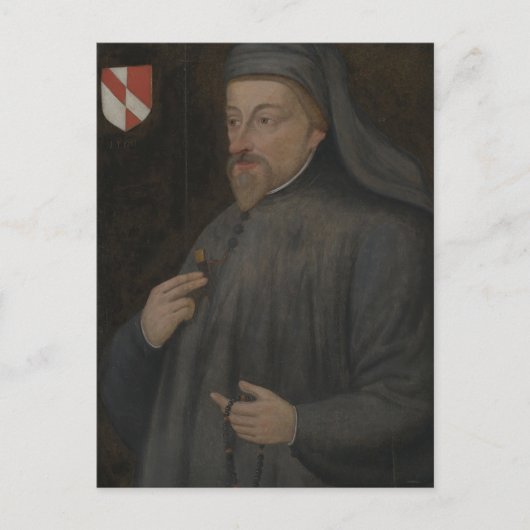 Geoffrey Chaucer Portrait Painting Briefkaart (Voorkant)
