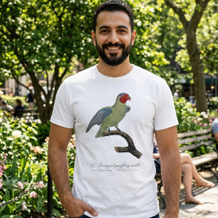 Geoffroy parkiet mannetje / Roodwangparkiet T-shirt