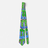 "GeoFlow Strop" Stropdas (Voorkant)
