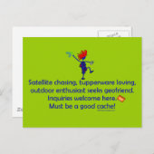 GeoFriend Gewenst Briefkaart (Voorkant / Achterkant)