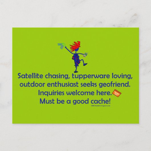 GeoFriend Gewenst Briefkaart (Voorkant)