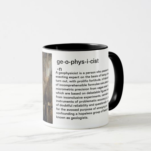 Geofysicistische definitie mok (Voorkant rechts)