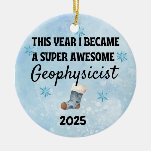 Geofysicus Ornament (Voorkant)