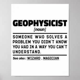 Geofysicus Zelfstandig naamwoord Definitie Geofysi Poster