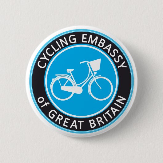 GEoGB logo badge Ronde Button 5,7 Cm (Voorkant)