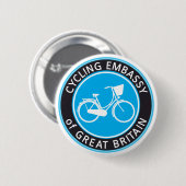 GEoGB logo badge Ronde Button 5,7 Cm (Voorkant /achterkant)