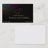 Geoglyph Nazca Line Peru Gold Fox Visitekaartje (Voorkant / Achterkant)