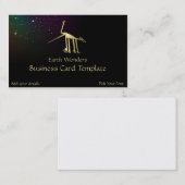 Geoglyph Nazca Line Peru Gold Visitekaartje (Voorkant / Achterkant)