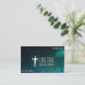 Geoglyph-symbool - Eenvoudig Logo met lang Man Visitekaartje (Staand voorkant)