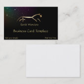 Geoglyph Uffington White Horse Gold Visitekaartje (Voorkant / Achterkant)