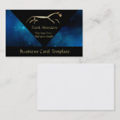 Geoglyph Uffington White Horse Gold Visitekaartje (Voorkant / Achterkant)