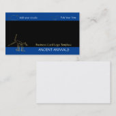 Geoglyphs Ancient Animal Gold Logo Visitekaartje (Voorkant / Achterkant)