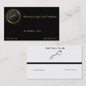 Geoglyphs Gold Horse Logo Visitekaartje (Voorkant / Achterkant)