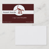 Geoglyphs Peru Ancient Animal Logo Visitekaartje (Voorkant / Achterkant)