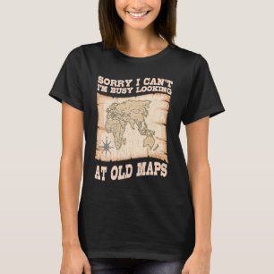 Geograaf Wereldkaart Cartograaf Geografie Geologie T-shirt