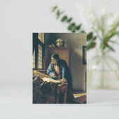 Geografe door het Briefkaart Johannes Vermeer (Staand voorkant)