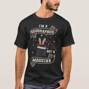 Geografe geen Wereldkaart van de geografische ligg T-shirt